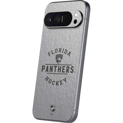 NHL Florida Panthers Black Text Pixel 9 Pro XL Skin